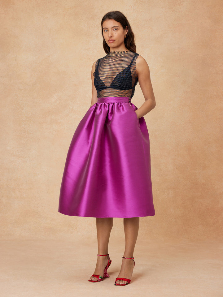 "Bianca" Taffeta Skirt