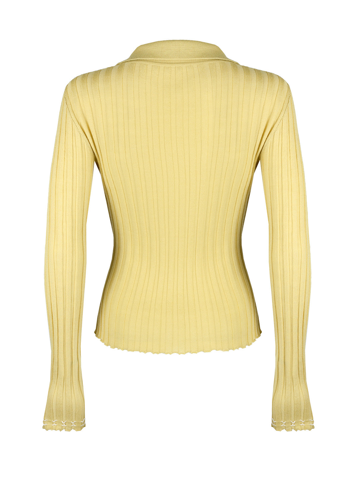 "Erin" Merino Wool Polo Top