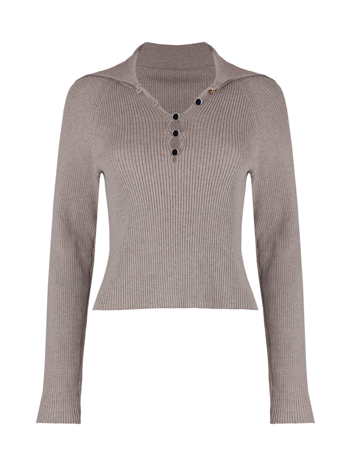 "Paige" Merino Wool Pullover