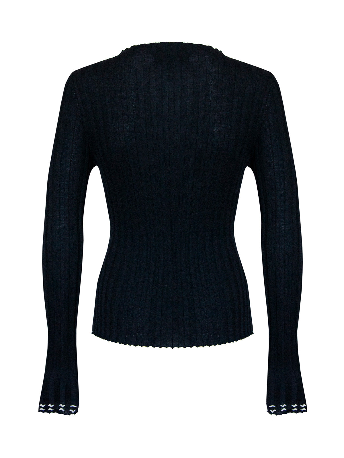 "Kaia" Merino Wool Crew Neck Top