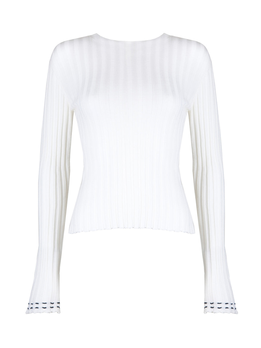 "Kaia" Merino Wool Crew Neck Top