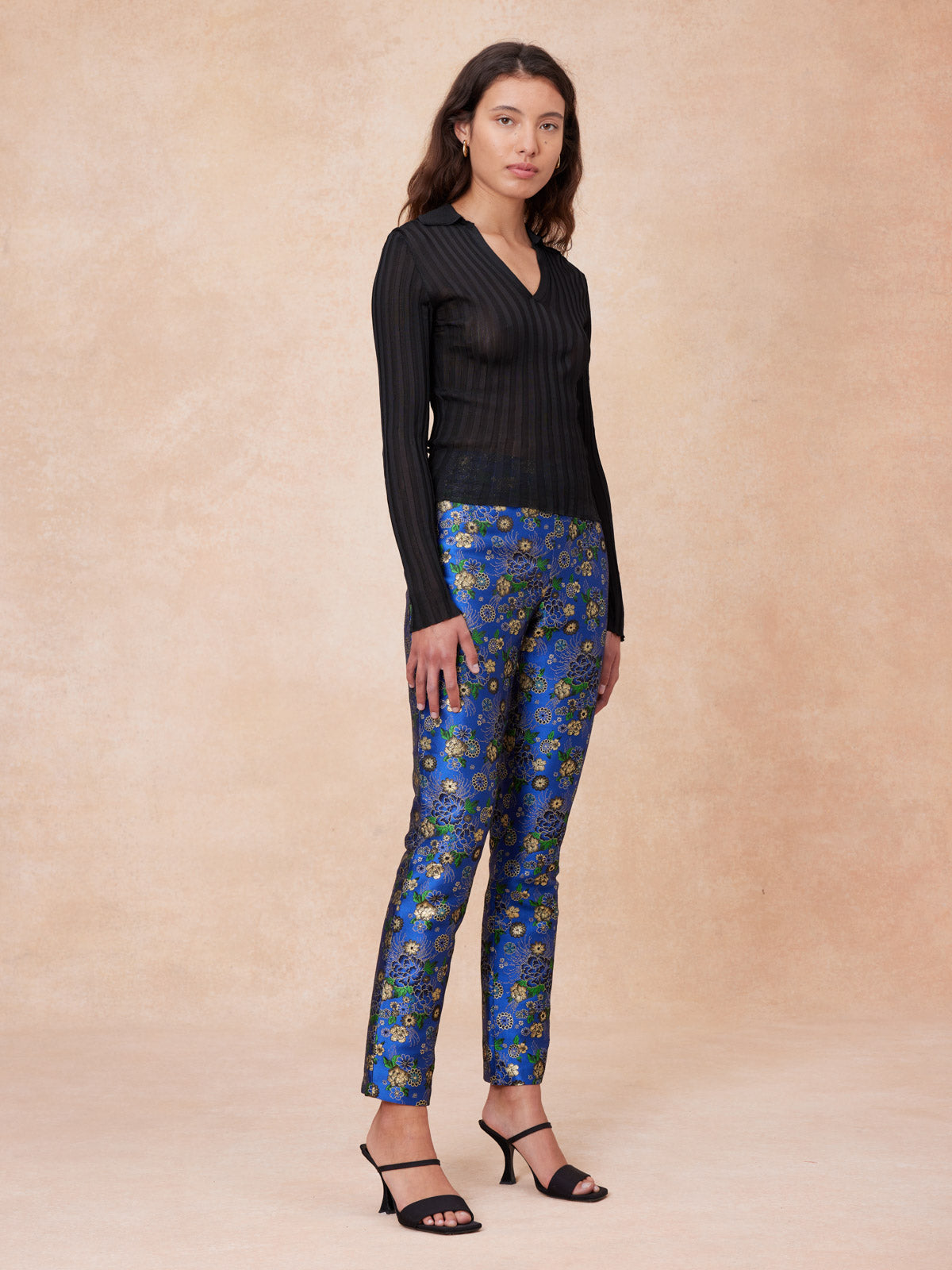 "Daisy" Long-Sleeve Polo